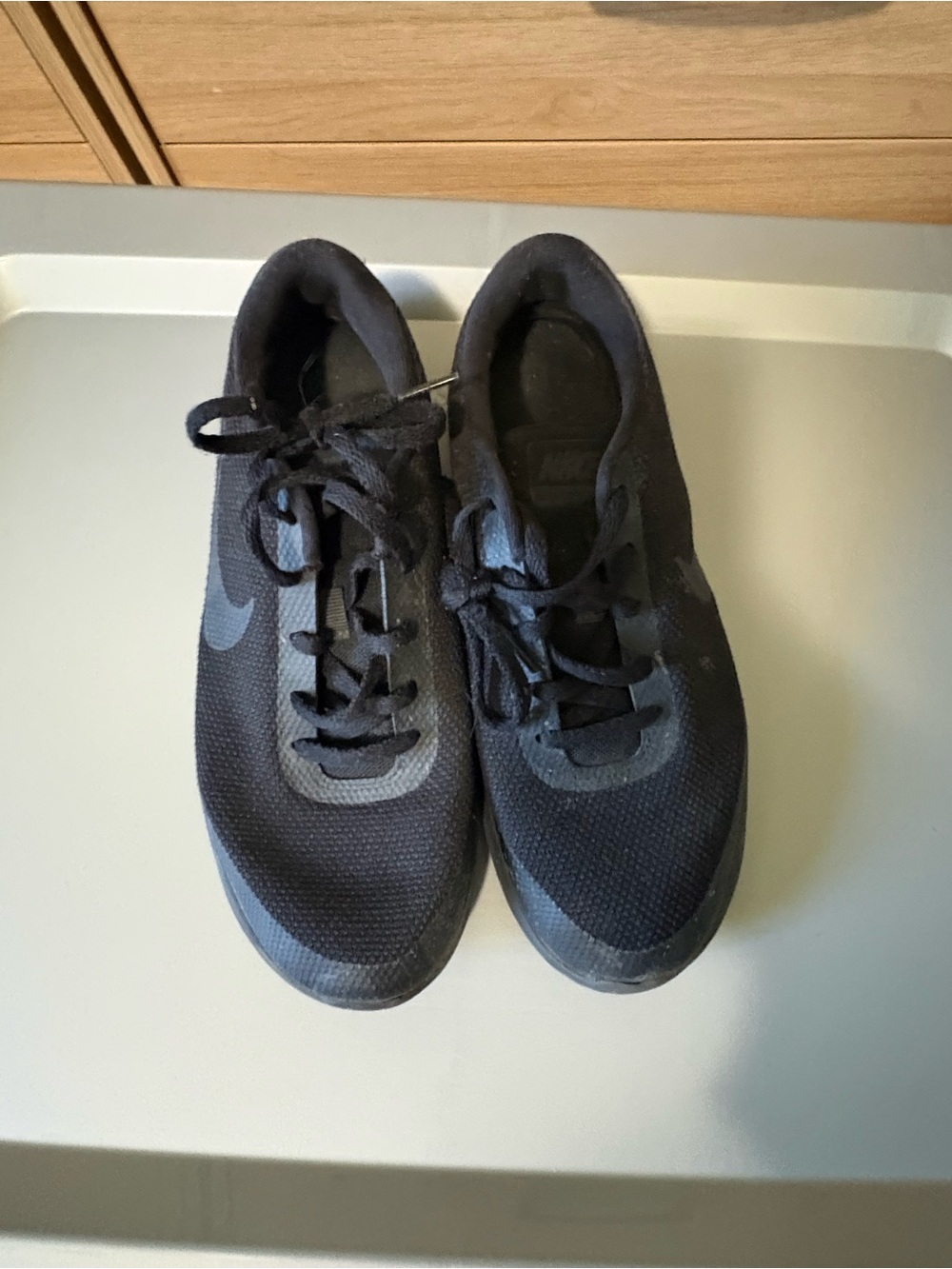Nike Black Low-Profile Running Shoes